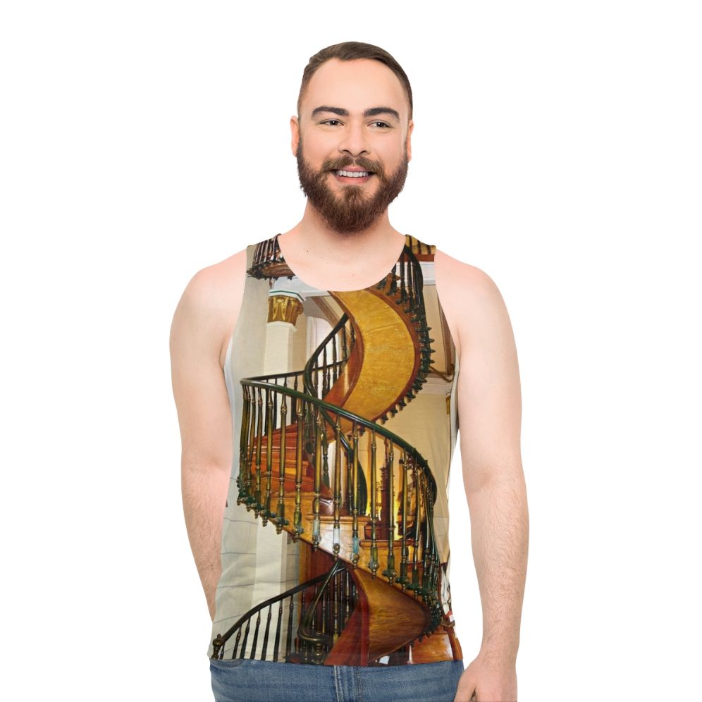 Loretto Chapel Staircase Unisex Tank Top