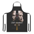 "Lost Highway movie-inspired apron featuring a stylized design"