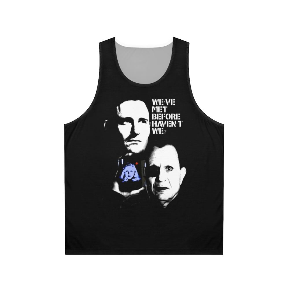 Lost Highway Unisex Tank Top featuring David Lynch's iconic imagery