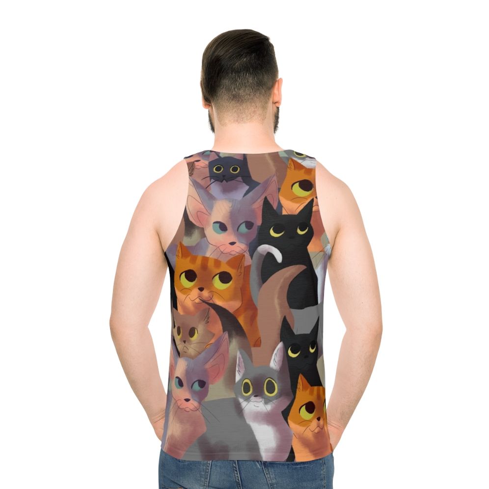 Lotsa Cats Unisex Cat Tank Top