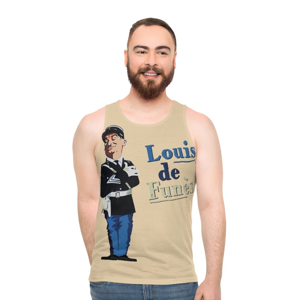 Unisex Louis de Funes Comedy Movie Tank Top