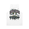 Unisex tank top with a funny hockey design