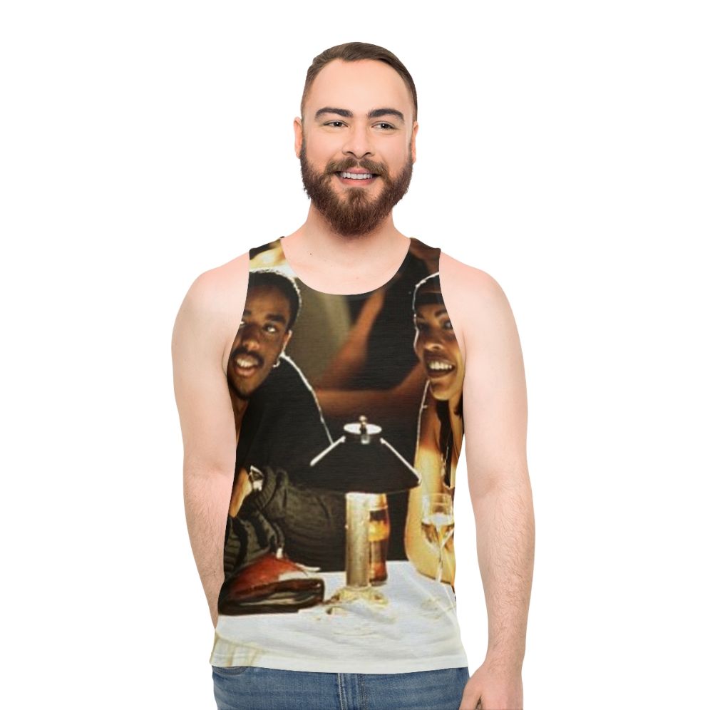Love Jones Unisex Black Movie Tank Top