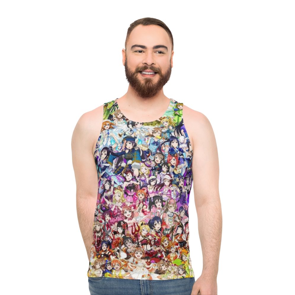 Love Live! Rainbow Gradient Unisex Anime Tank Top