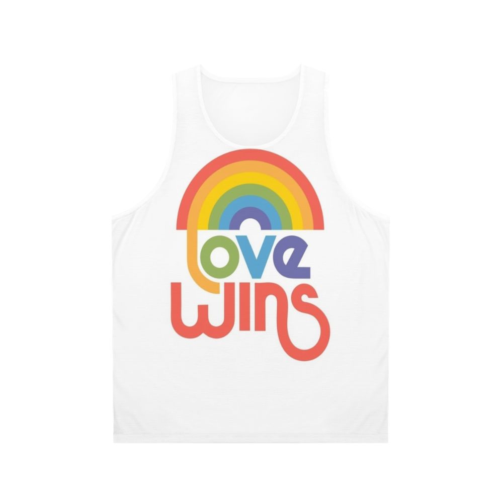 Unisex Love Wins Pride Tank Top