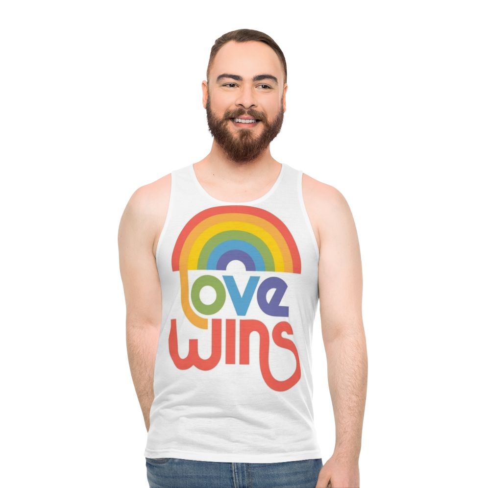 Unisex Love Wins Pride Tank Top