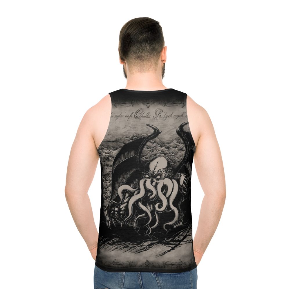 Vintage-style Lovecraft Cthulhu monster tank top