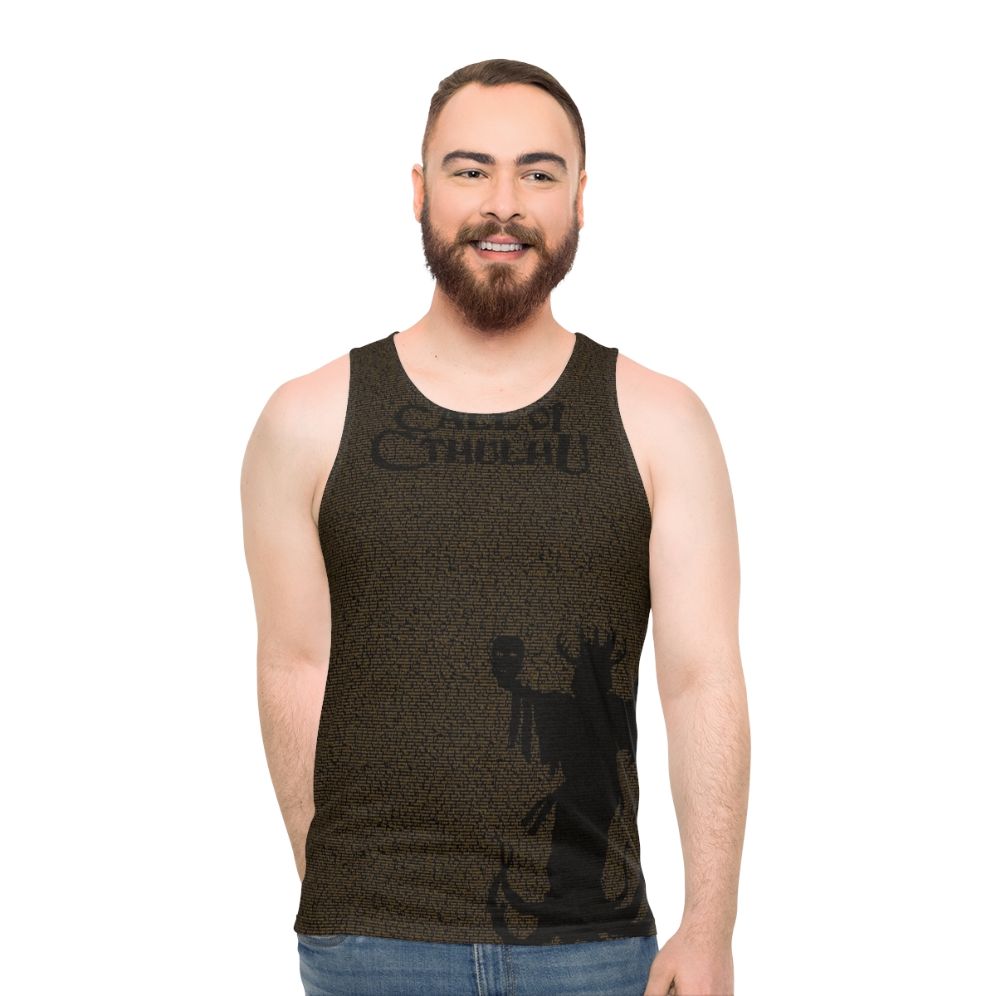 Lovecraft inspired Cthulhu Mythos Hastur Unisex Tank Top