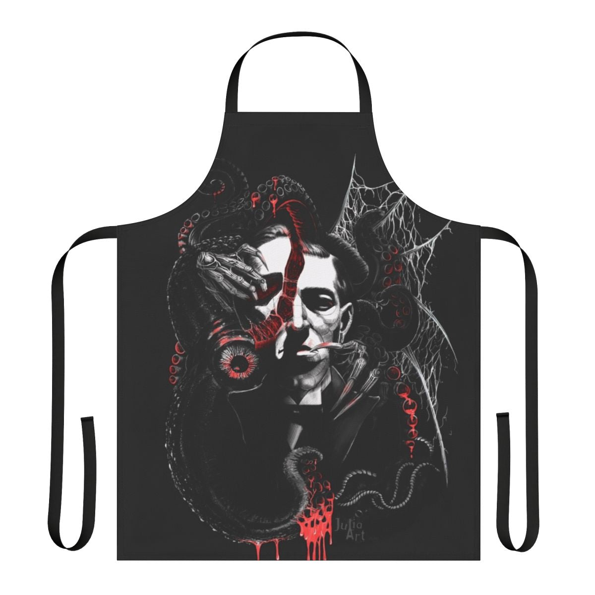 Lovecraft-inspired Cthulhu mythology apron with dark fantasy art design