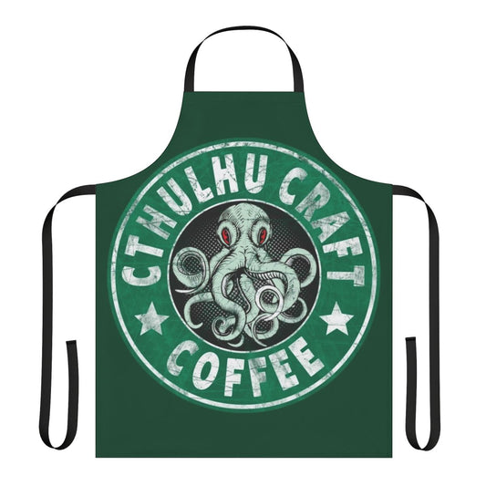 Lovecraftian Cthulhu-inspired apron with ancient Greek and Roman design elements