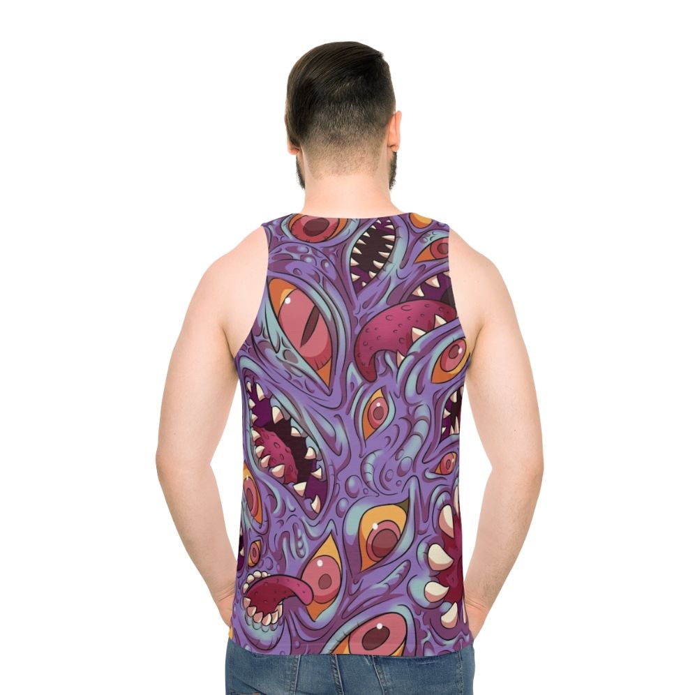 Lovecraftian unisex tank top with eldritch horror design