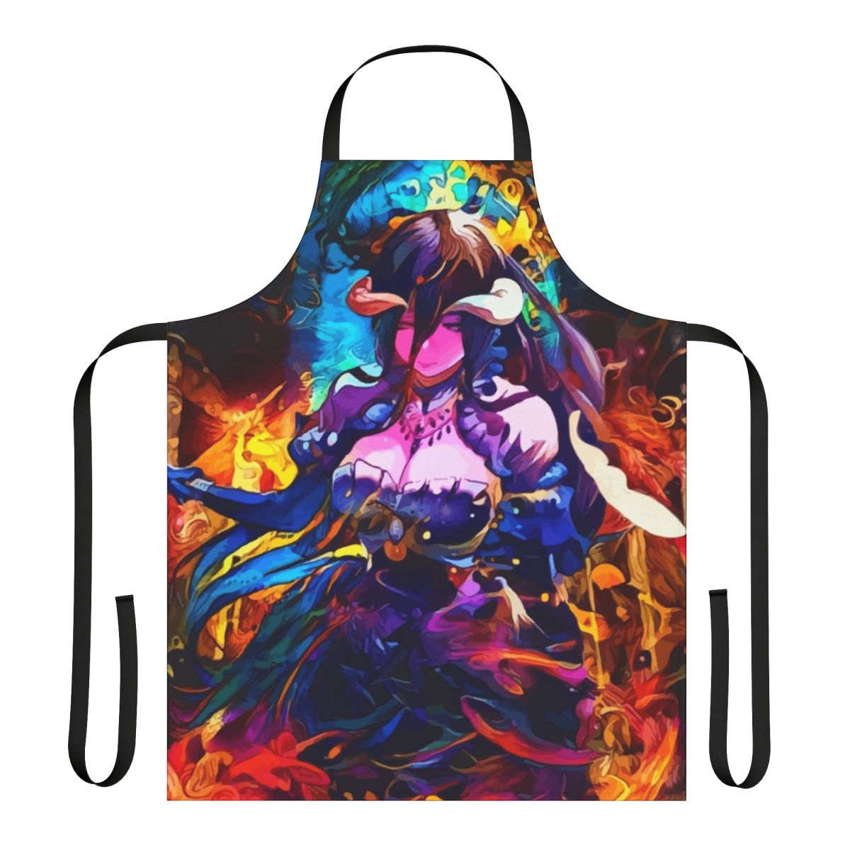 Loyal Succubus-Inspired Fantasy Apron - Overlord Themed Cosplay Accessory