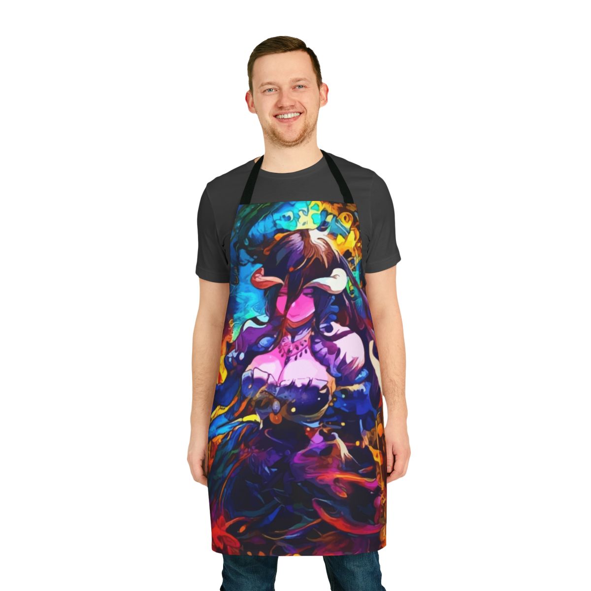 Loyal Succubus-Inspired Fantasy Apron - Overlord Themed Cosplay Accessory