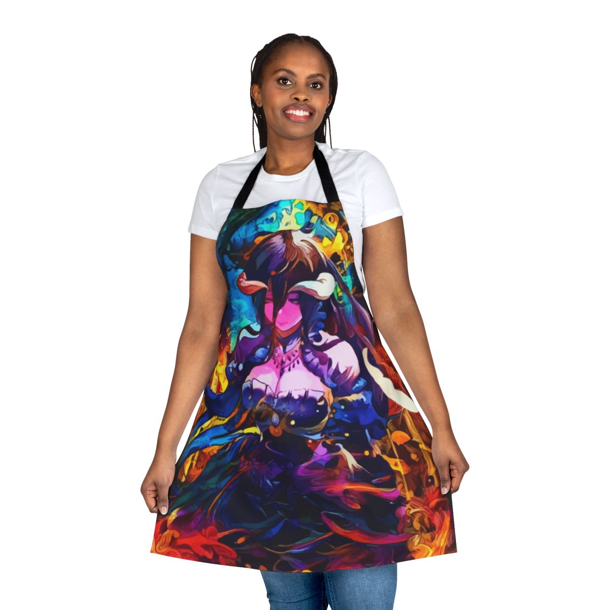 Loyal Succubus-Inspired Fantasy Apron - Overlord Themed Cosplay Accessory