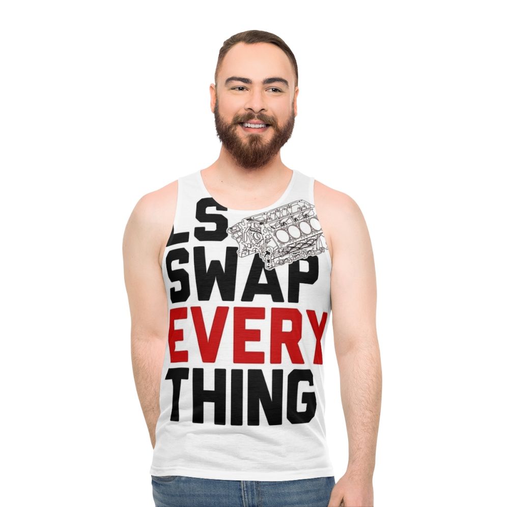 Unisex LS swap Chevy Chevrolet engine tank top