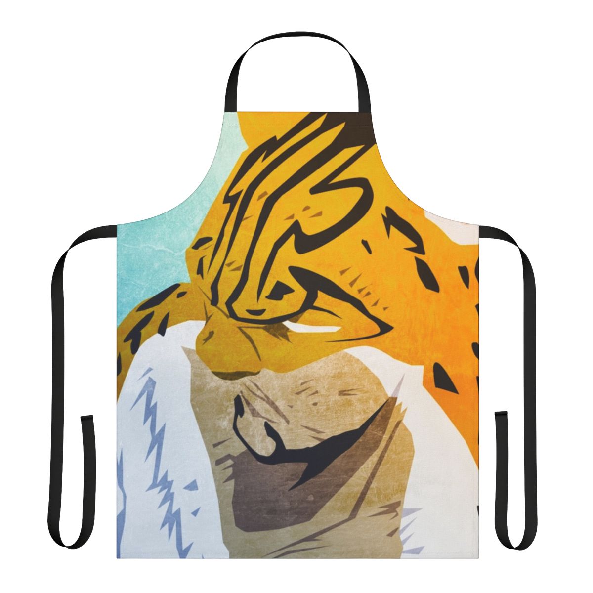 Apron featuring the Zoan devil's fruit transformation of the One Piece character, Rob Lucci