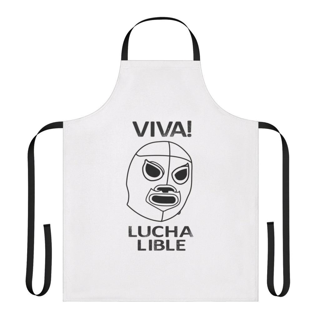 Lucha libre-style apron featuring No More Heroes-inspired design