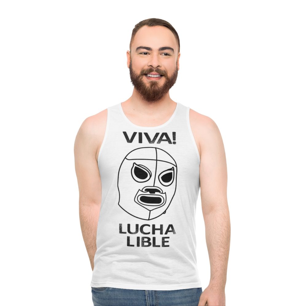 Lucha Libre Unisex Wrestling Tank Top