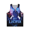 Lucifer Morningstar devil vs angel unisex tank top