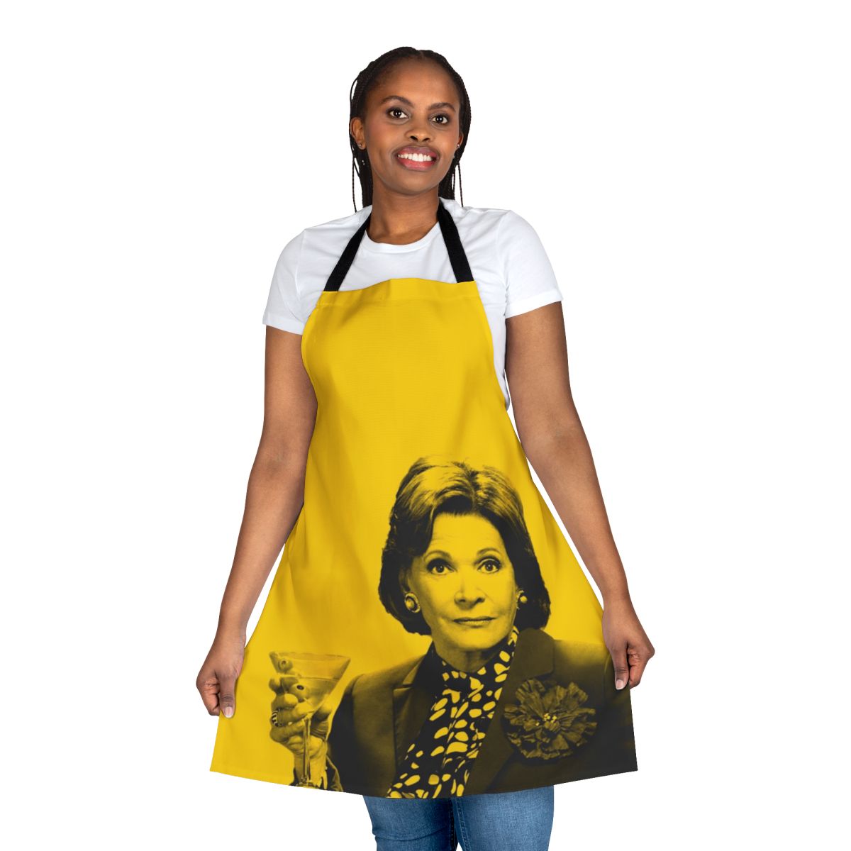 Lucille Bluth Inspired Apron with Arrested Development Logo