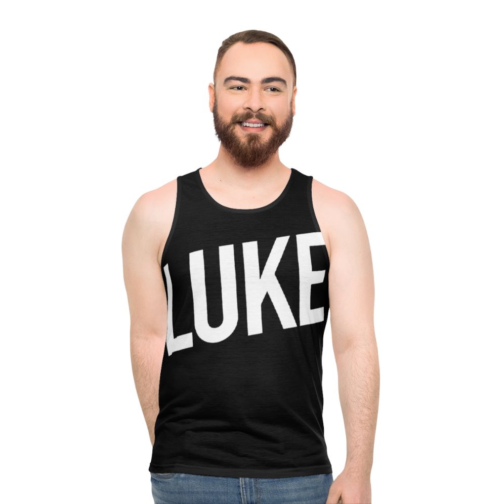 Luke Rock Band French Unisex Tank Top