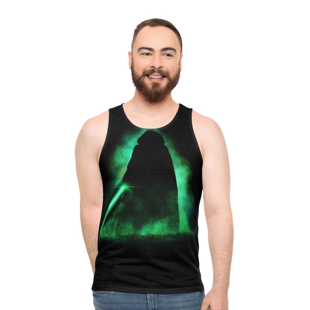 Luke Skywalker and Mandalorian Unisex Tank Top