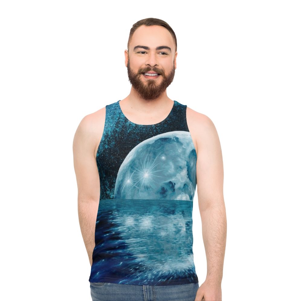 Lunar Mirror Unisex Acrylic Tank Top