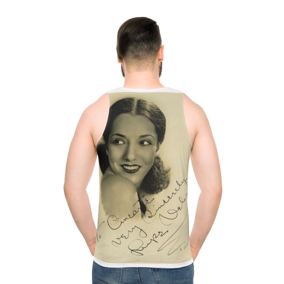 Lupe Velez signed vintage tank top