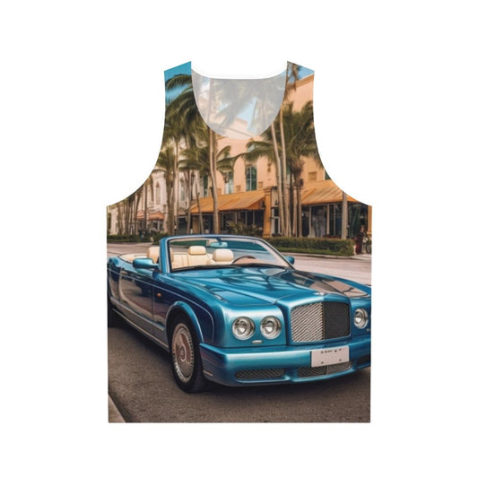 Luxurious Bentley Azure Convertible Unisex Tank Top