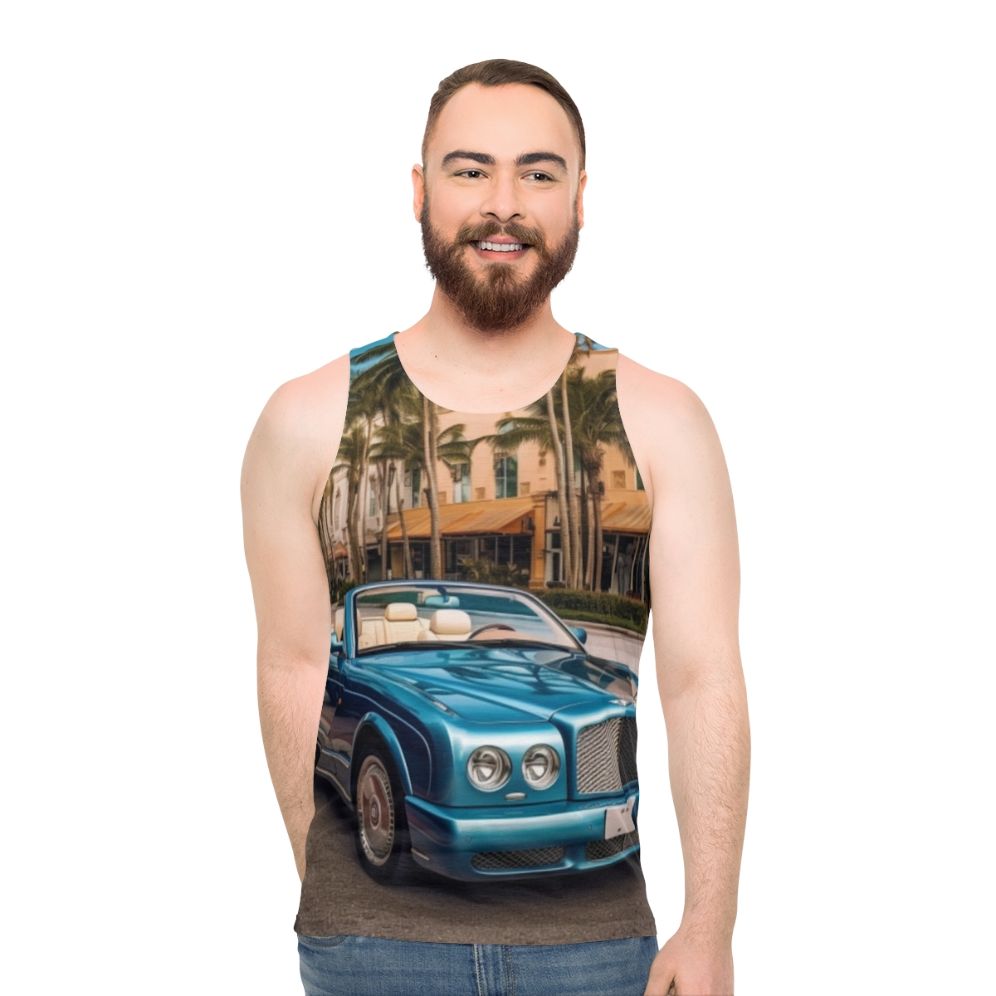 Luxurious Bentley Azure Convertible Unisex Tank Top