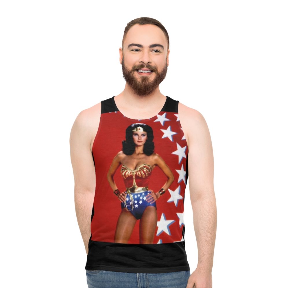 Lynda Carter Unisex Retro Tank Top
