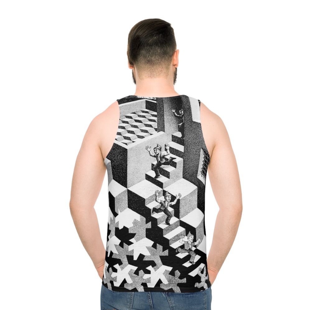 M C Escher Graphic Art Unisex Tank Top