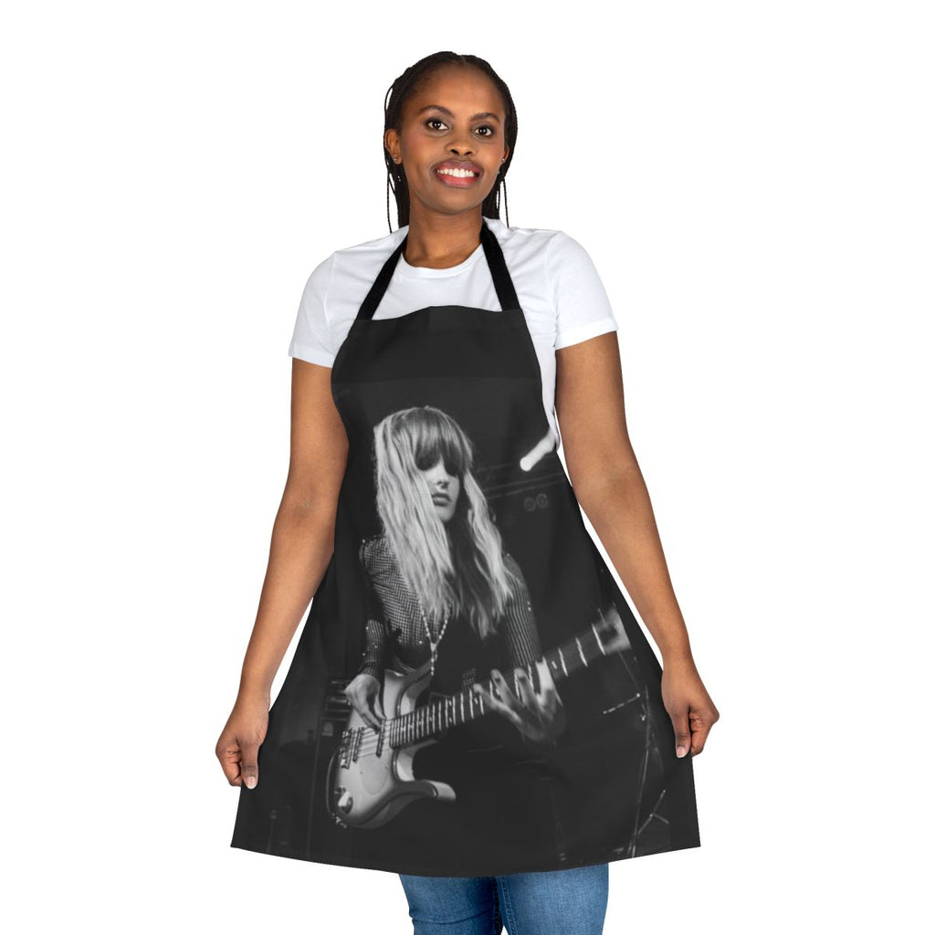 Måneskin inspired apron with band member names and logo