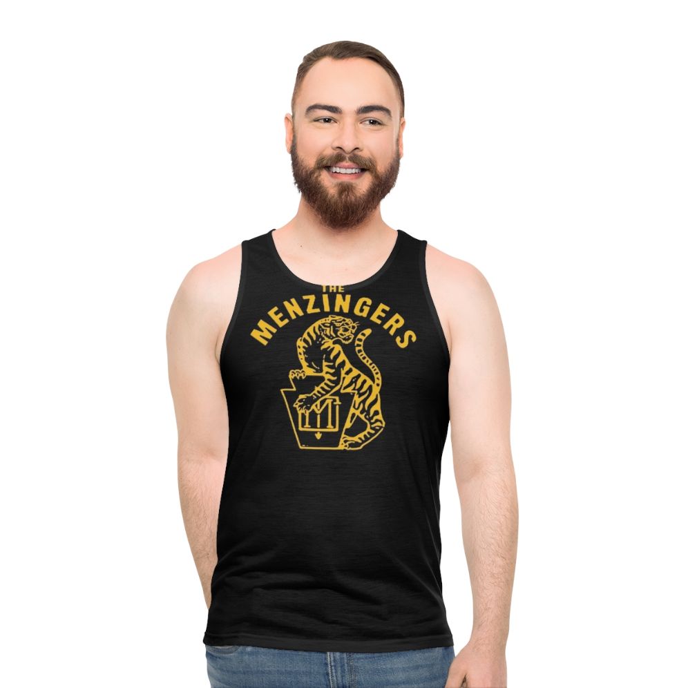 Macan Art Unisex Tank Top with music band and graphic design