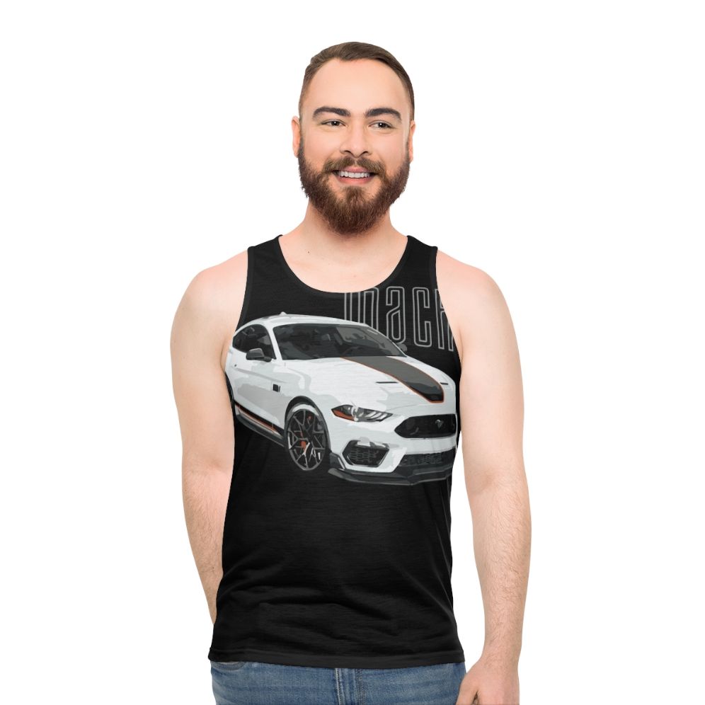 Mach 1 Ford Mustang GT 5.0L V8 Unisex Tank Top