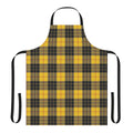 Macleod tartan pattern apron featuring the traditional Scottish clan design