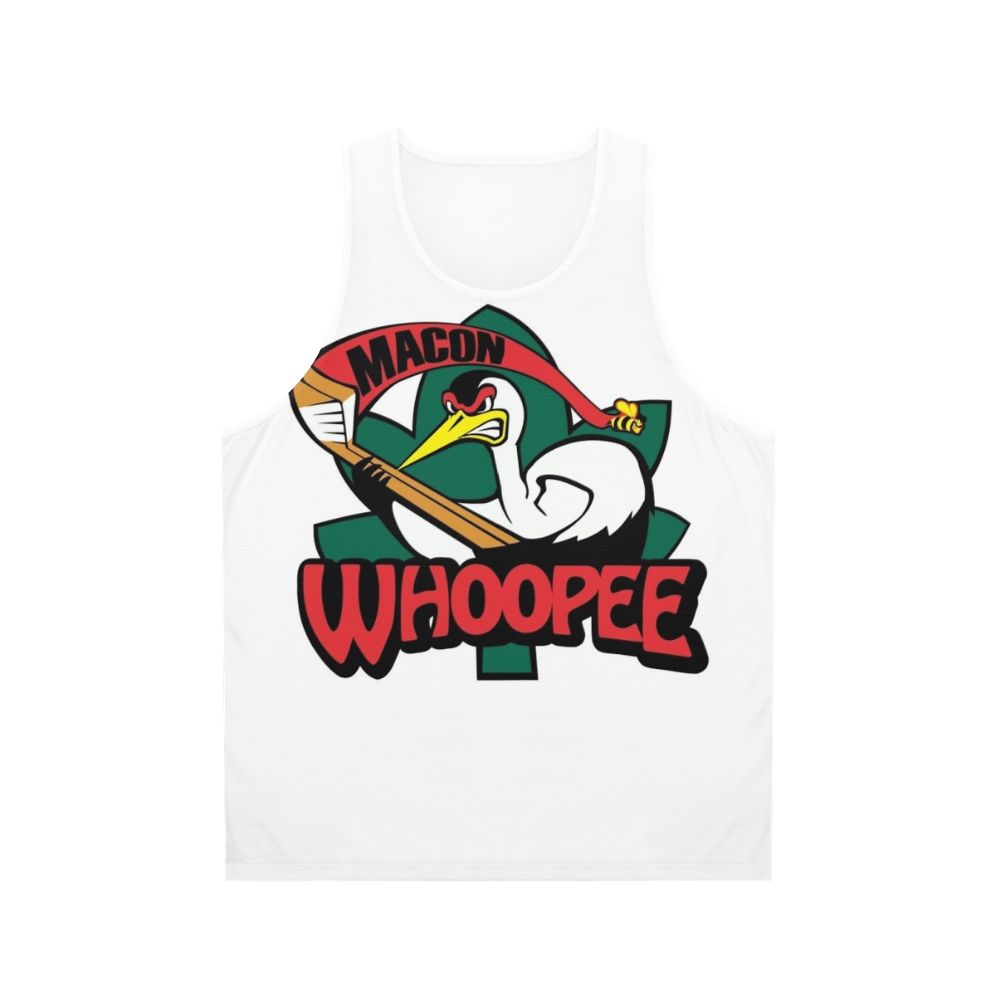Macon Whoopee Hockey Fan Unisex Tank Top