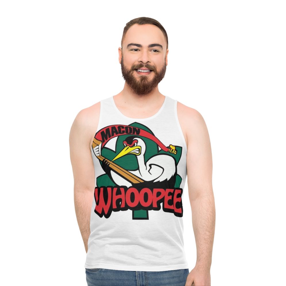 Macon Whoopee Hockey Fan Unisex Tank Top