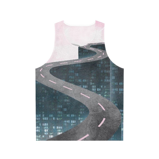 Macross inspired vaporwave unisex tank top