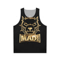 Mad Dog Unisex Tank Top for Electronic Music Festivals