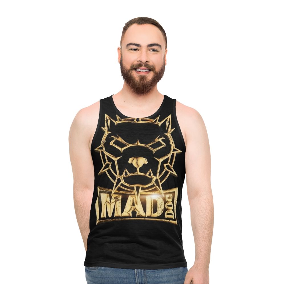 Mad Dog Unisex Tank Top for Electronic Music Festivals