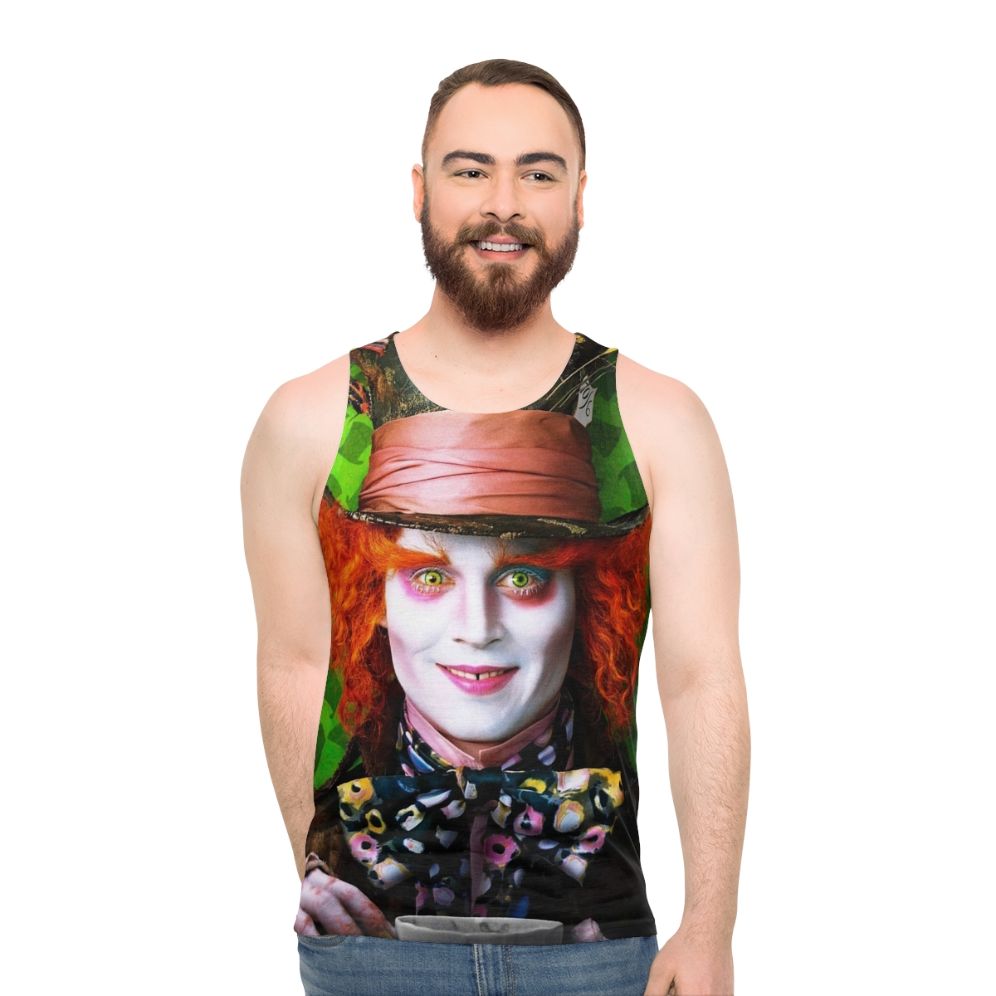 Mad Hatter from Alice in Wonderland Unisex Tank Top
