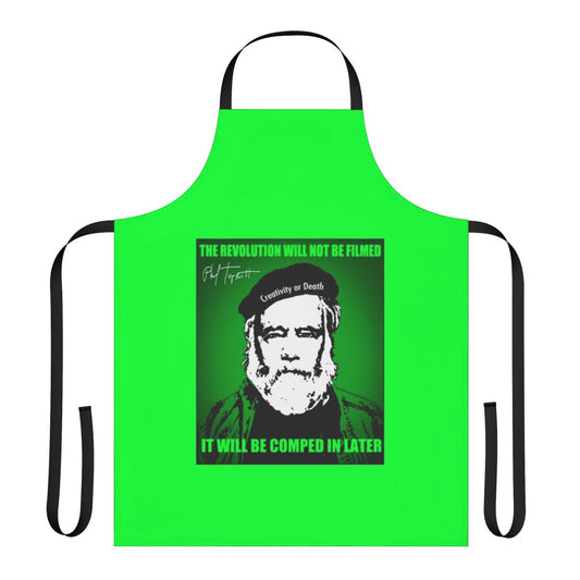 A stylish apron inspired by the dark and esoteric world of the Madgod stop motion film