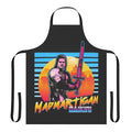 Madmartigan inspired outrun style apron with iconic character from the classic fantasy film Willow