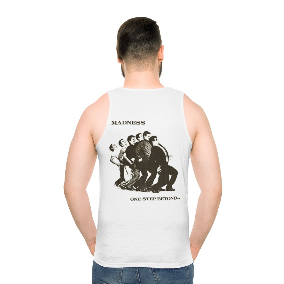 Madness band unisex tank top with vintage design