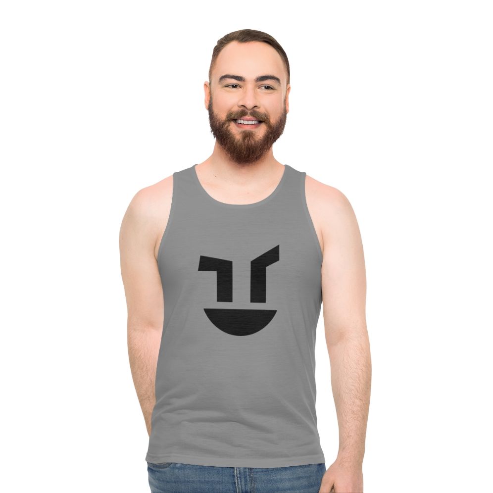 Madness Combat Unisex Tank Top with Hank Wimbledon Evil Smile