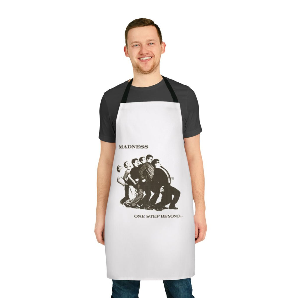 Madness-Inspired Ska Band Apron with Retro Music Design