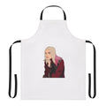 Maeve Wiley-inspired apron, featuring a floral design and a nod to the popular Netflix series Sex Education.