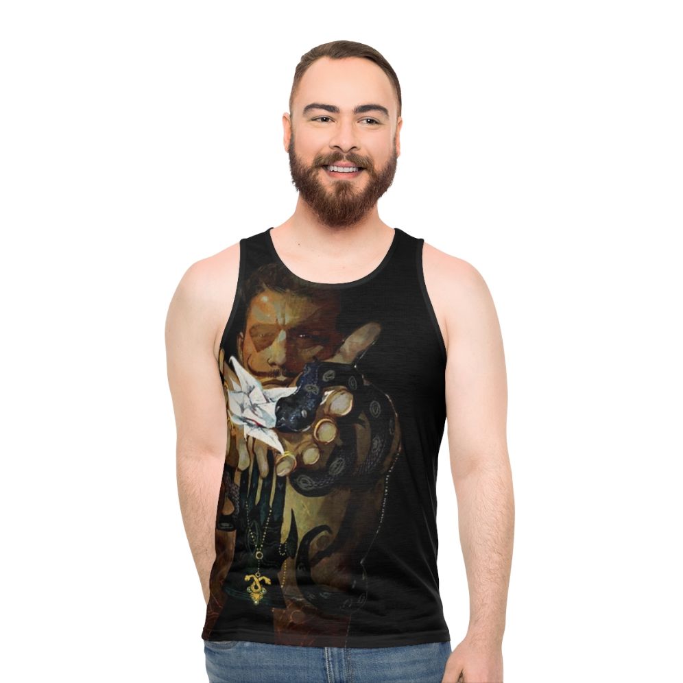 Mage inspired Dragon Age unisex tank top