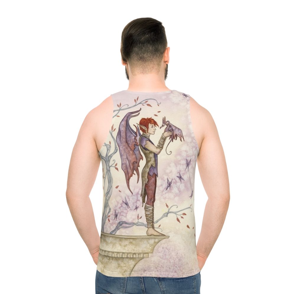 Magical autumn nature unisex fantasy tank top